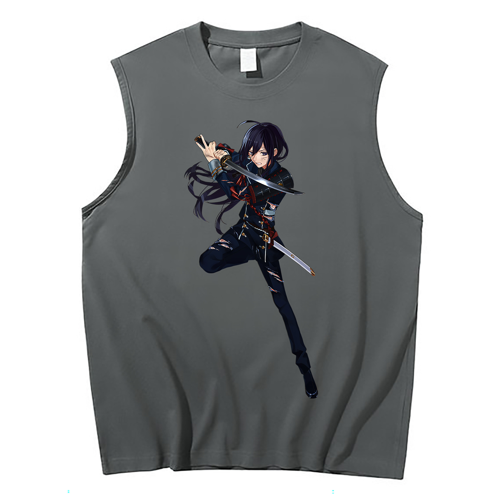 （画像用） 刀剣乱舞 Touken Ranbu コットン100％タンクトップ（フロントプリント）